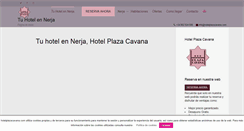 Desktop Screenshot of hotelplazacavana.com